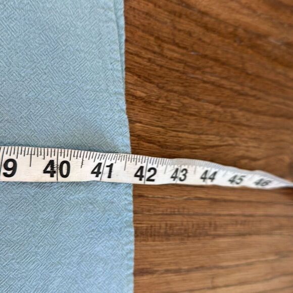 Universal thread blue smocked waist tie puff sleeve dress M - Picture 8 of 12